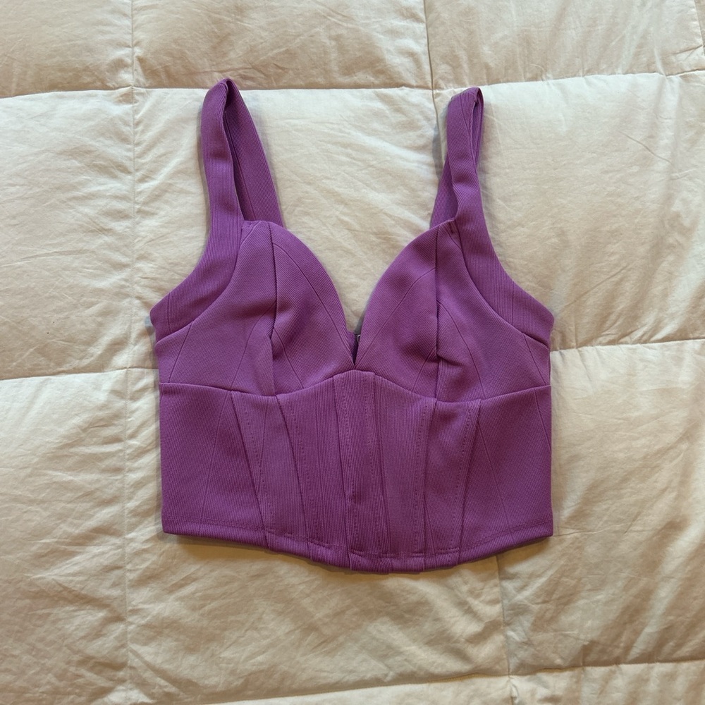 Purple Corset Top